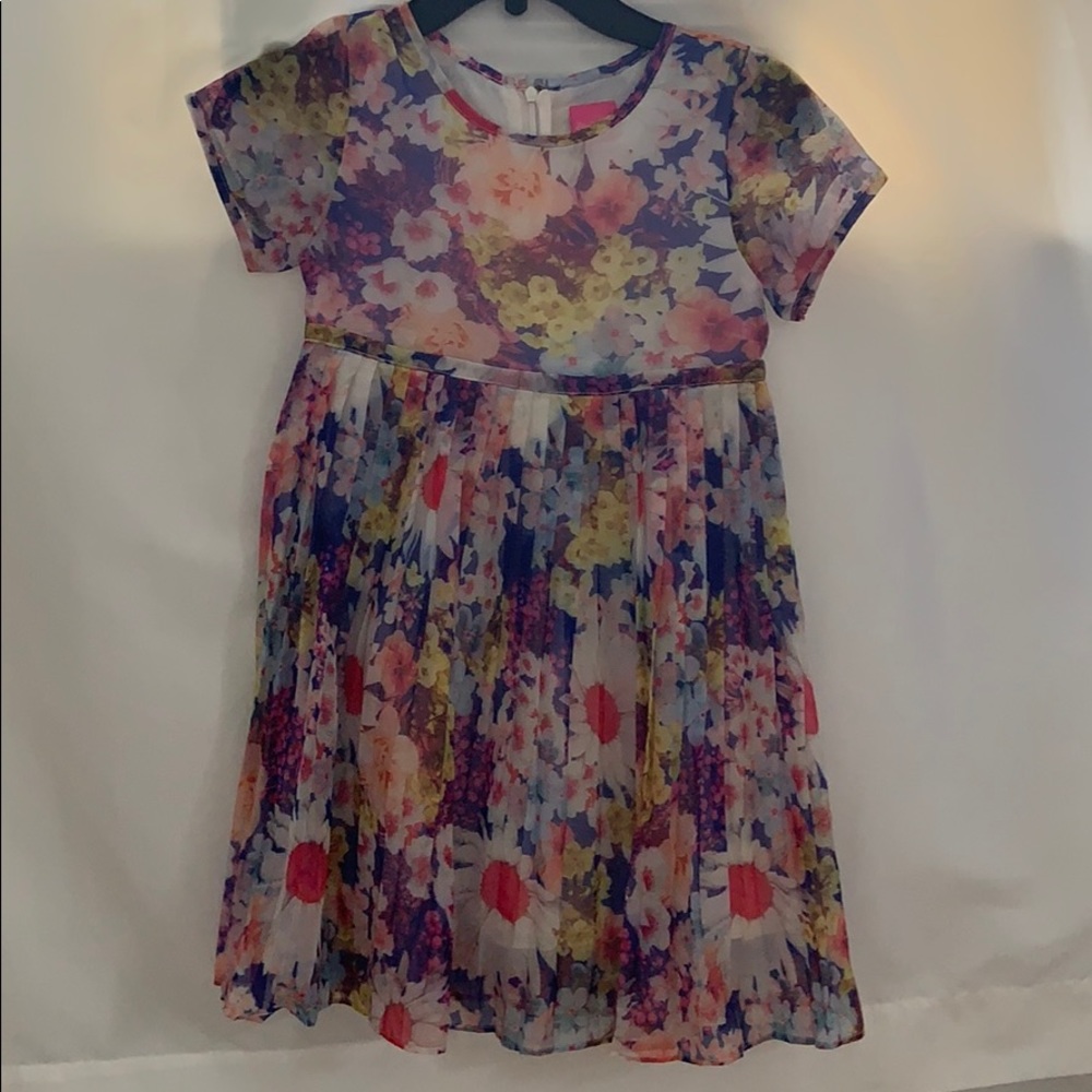 A dress with flower design